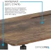 Компьютерный стол OfficePro з електрорегулюванням висоти 1500 x 720 мм Dark Wood/Black (ODE1575DW) – OfficePro (вид 4)