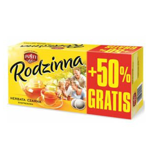 Чай чёрный в пакетиках Rodzinna 104 шт (468) – Rodzina