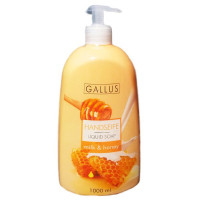 Рідке мыло Gallus Мед и Молоко 1л.