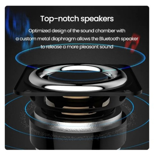 Безпровідна колонка Portable Bluetooth 5.0 Speakers RGB Light HD Sound – EuroHim (вид 2)