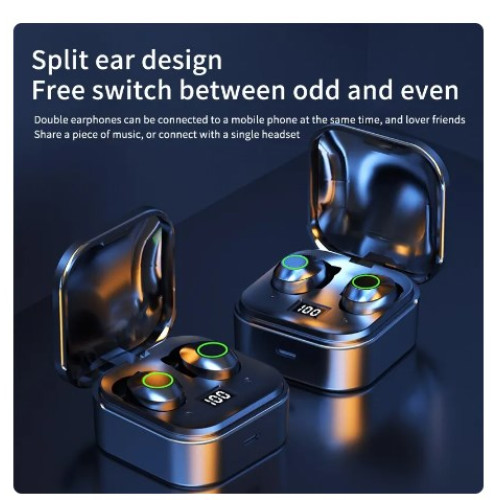 Навушники безпровідні TG02mini Bluetooth Headset 5.1TWS – EuroHim (вид 1)