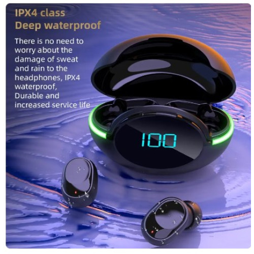 Безпровідні навушники Y80 TWS Wireless Headphones Touch Control LED – EuroHim (вид 4)