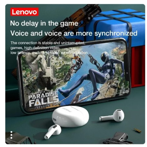 Безпровідні навушники Lenovo Original HT38 Bluetooth 5.0 TWS – lenovo (вид 1)