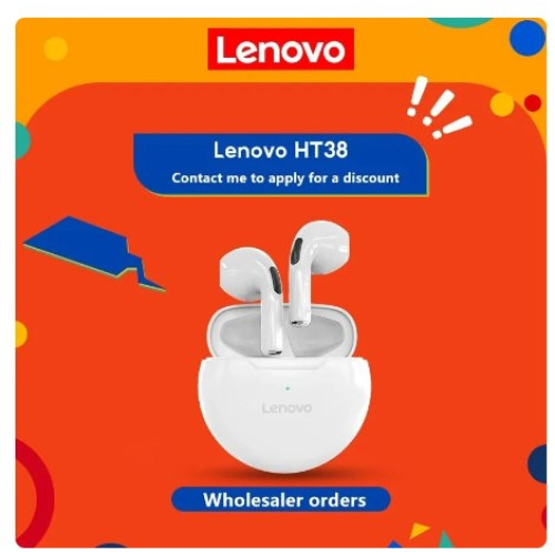 Безпровідні навушники Lenovo Original HT38 Bluetooth 5.0 TWS – lenovo (вид 2)