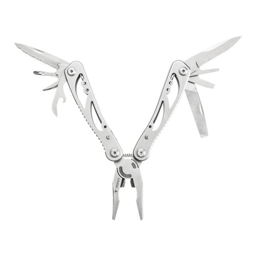 Мультитул Topex 9 элементов, серебряный (98Z058) – Topex