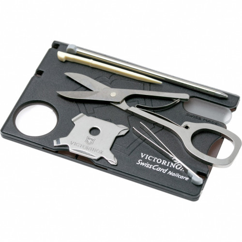 Мультитул Victorinox SwissCard NailCare Transparent Black (0.7240.T3) – Victorinox (вид 1)