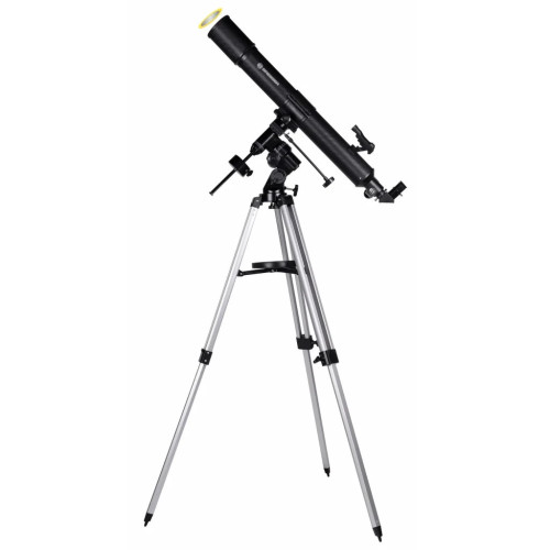 Телескоп Bresser Quasar 80/900 EQ Refractor Solar Carbon + фильтр + адаптер (923033) – Bresser