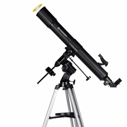 Телескоп Bresser Quasar 80/900 EQ Refractor Solar Carbon + фильтр + адаптер (923033) – Bresser (вид 1)