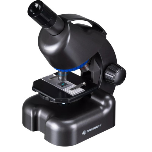 Мікроскоп Bresser Junior CM-04 100x-900x Black з набором для дослідів і адаптером для смартфона (14951) (931504) – Bresser