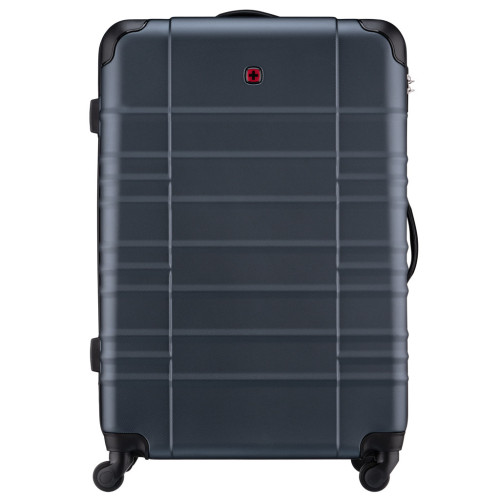 Чемодан Wenger Amplar, велика, пластик, 4 колеса, синя (653141) – Wenger (вид 2)