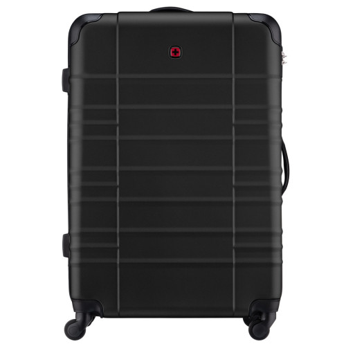 Чемодан Wenger Amplar, велика, пластик, 4 колеса, чорна (653140) – Wenger (вид 2)