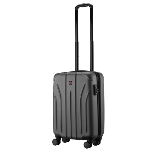 Чемодан Wenger Oryson, мала, пластик, 4 колеса, сіра (653208) – Wenger