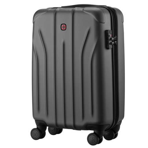 Чемодан Wenger Oryson, мала, пластик, 4 колеса, сіра (653208) – Wenger (вид 1)