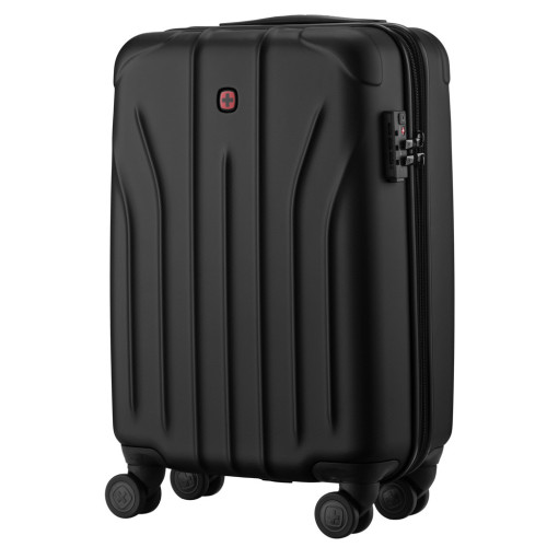 Валіза Wenger Oryson, мала, пластик, 4 колеса, чорна (653163) – Wenger (вид 1)