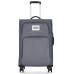 Чемодан Bagland Валенсія середня 63 л сіра (835918493) – Bagland