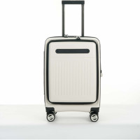 Чемодан Bagland маленька 40 л біла (1140721769)