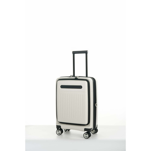 Валіза Bagland маленька 40 л біла (1140721769) – Bagland (вид 2)