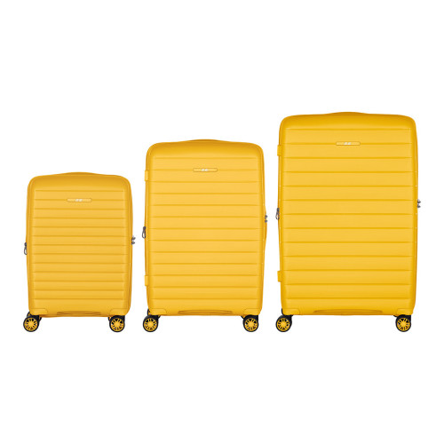 Набір валіз 2E Aero (L+M+S), бурштиново-жовті (2E-SPP-AERO-SET3-AY) – 2E (вид 2)