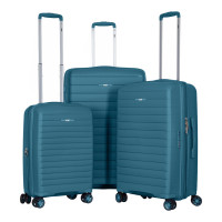 Набор чемоданов 2E Aero (L+M+S), сині (2E-SPP-AERO-SET3-TB)