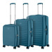 Набор чемоданов 2E Aero (L+M+S), сині (2E-SPP-AERO-SET3-TB) – 2E (вид 1)