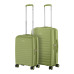 Набор чемоданов 2E Aero (M+S), оливково-зелені (2E-SPP-AERO-SET2-MG) – 2E