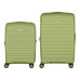 Набор чемоданов 2E Aero (M+S), оливково-зелені (2E-SPP-AERO-SET2-MG) – 2E (вид 1)