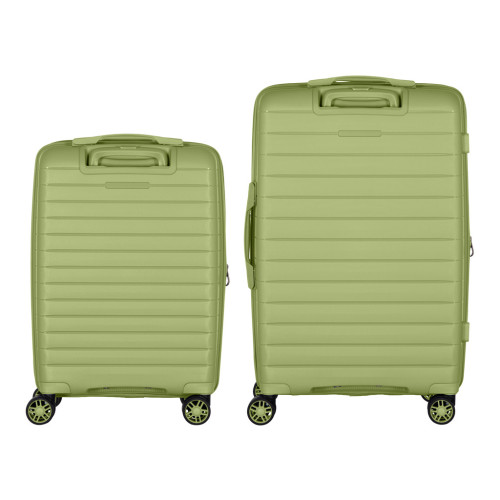 Набор чемоданов 2E Aero (M+S), оливково-зелені (2E-SPP-AERO-SET2-MG) – 2E (вид 2)
