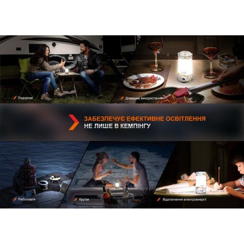 Фонарь Fenix кемпінговий CL26R Pro Мармуровий Білий (CL26RPROWH) – Fenix (вид 2)