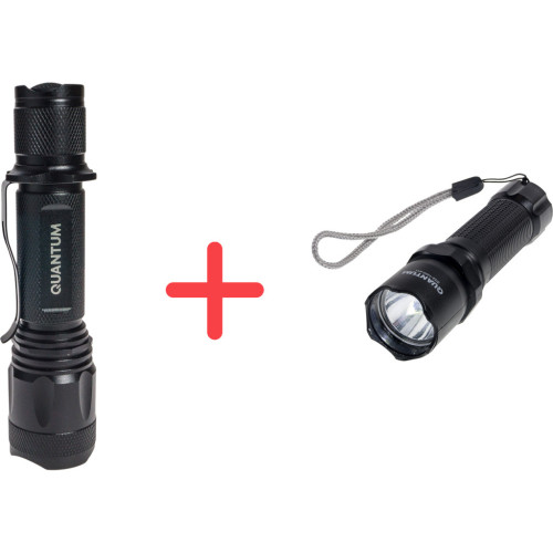 Фонарь Quantum Techno 10W LED + ПОДАРУНОК QM-FL1043 (QM-FL1010-CB-PR1) – Quantum