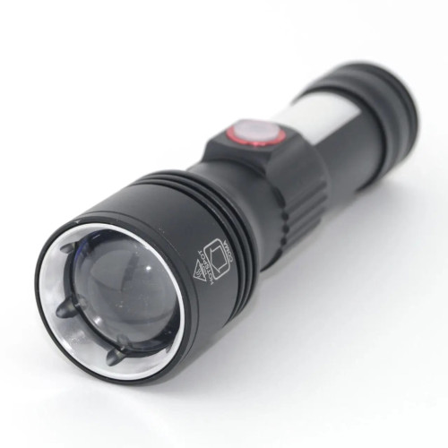 Фонарь Quantum Adept 10W LED zoom +COB з USB+ Li-ion18650/2600mAh (QM-FL1031-18650/2600) – Quantum (вид 1)