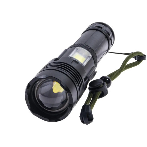 Фонарь Quantum Perfect 5WLED zoom+3WCOB з функ Power Bank Li-ion26650/4500mAh (QM-FL1035-СB) – Quantum