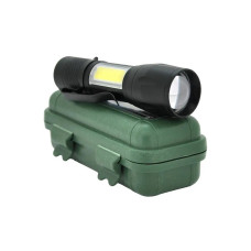 Фонарь Voltronic 511COB 3 Вт LED + COB Чорний (YT-511COB)