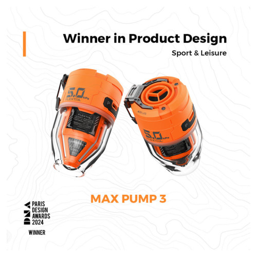 Ліхтар Flextail Max Pump 3 з функцією насосу помаранчевий (MP3G650-OG-i) – Flextail (вид 2)