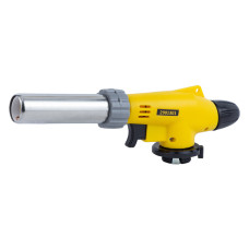 Газовый паяльник Sigma турбо 360° с регулировкой подачи воздуха и пьезо 18мм 203мм (2901301)