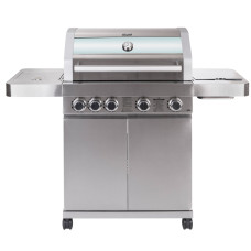 Гриль-барбекю AL-KO Masport S/S 4 та набір для гриля (134222)