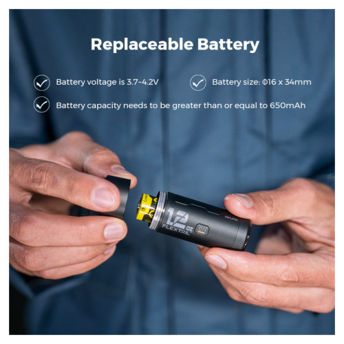 Насос для надувной мебели Flextail Zero Pump, чорний (ZP650cht-BK-i) – Flextail (вид 2)