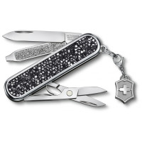 Нож Victorinox Classic SD Brilliant Crystal + брелок-лого (0.6221.35)