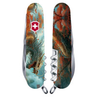 Нож Victorinox Huntsman Zodiac 91 мм Бойовий дракон (1.3713.7_Z3230p)