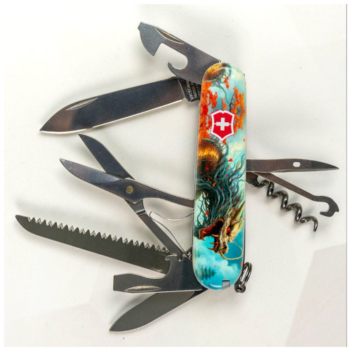 Нож Victorinox Huntsman Zodiac 91 мм Бойовий дракон (1.3713.7_Z3230p) – Victorinox (вид 2)