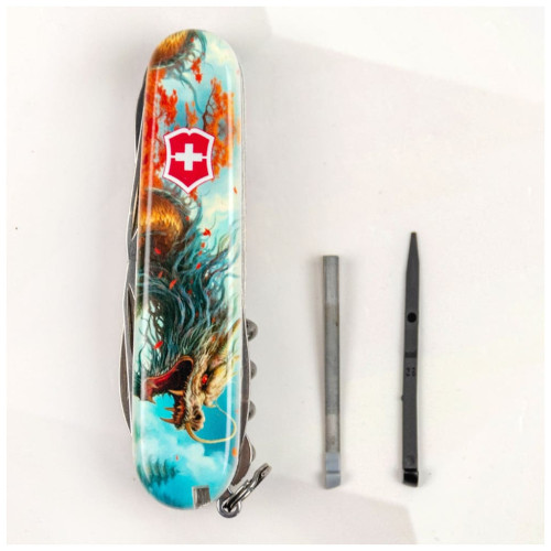Нож Victorinox Huntsman Zodiac 91 мм Бойовий дракон (1.3713.7_Z3230p) – Victorinox (вид 3)