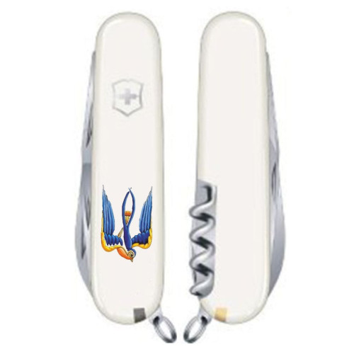 Ніж Victorinox Spartan Ukraine 91 мм Тризуб Ластівка (1.3603.7_T1230u) – Victorinox (вид 1)