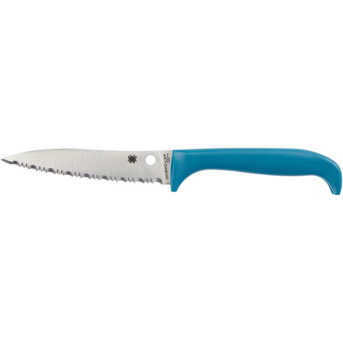 Ніж Spyderco Counter Puppy Serrated Blue (K20SBL) – Spyderco