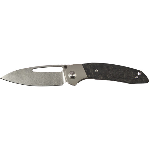 Нож Artisan Tylos S35VN Titanium and Marbled CF (1854G-MCF) – Artisan