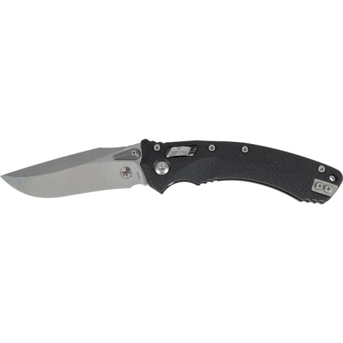 Нож Microtech Amphibian Stonewash Black (137RL-10FLGTBK) – Microtech