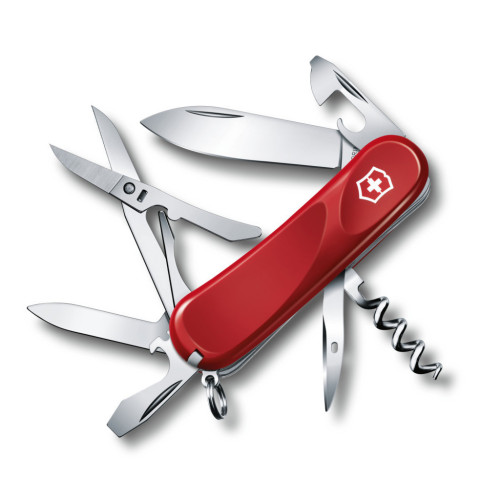 Нож Victorinox Delemont, "Evolution 14", 85 мм, красный (2.3903.E) – Victorinox