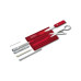 Ніж Victorinox SwissCard Transparent Red Blister (0.7100.TB1) – Victorinox