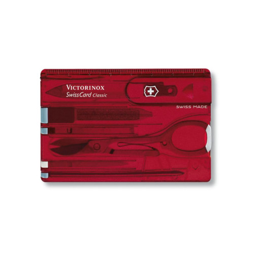 Ніж Victorinox SwissCard Transparent Red Blister (0.7100.TB1) – Victorinox (вид 2)