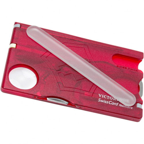 Нож Victorinox SwissCard NailCare Transparent Red (0.7240.T) – Victorinox (вид 2)