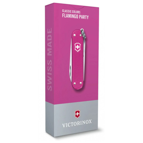 Ніж Victorinox Classic SD Alox Colors Flamingo Party (0.6221.251G) – Victorinox (вид 1)