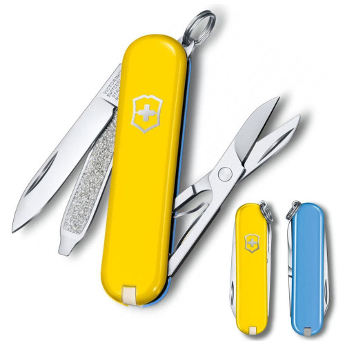 Нож Victorinox Classic SD Ukraine Жовто-блакитний (0.6223.8G.28) – Victorinox (вид 1)